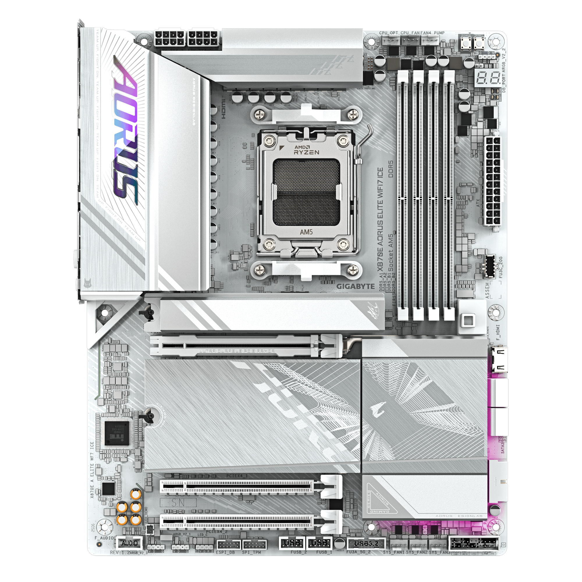 2026/05/1000033922.png Gigabyte X870e Aorus Elite Wifi7 Ice - الصورة 1
